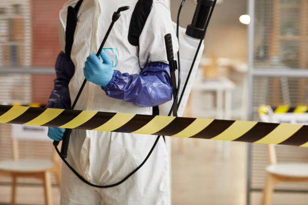 Professional Blood Cleanup technician working in Eureka, CA
